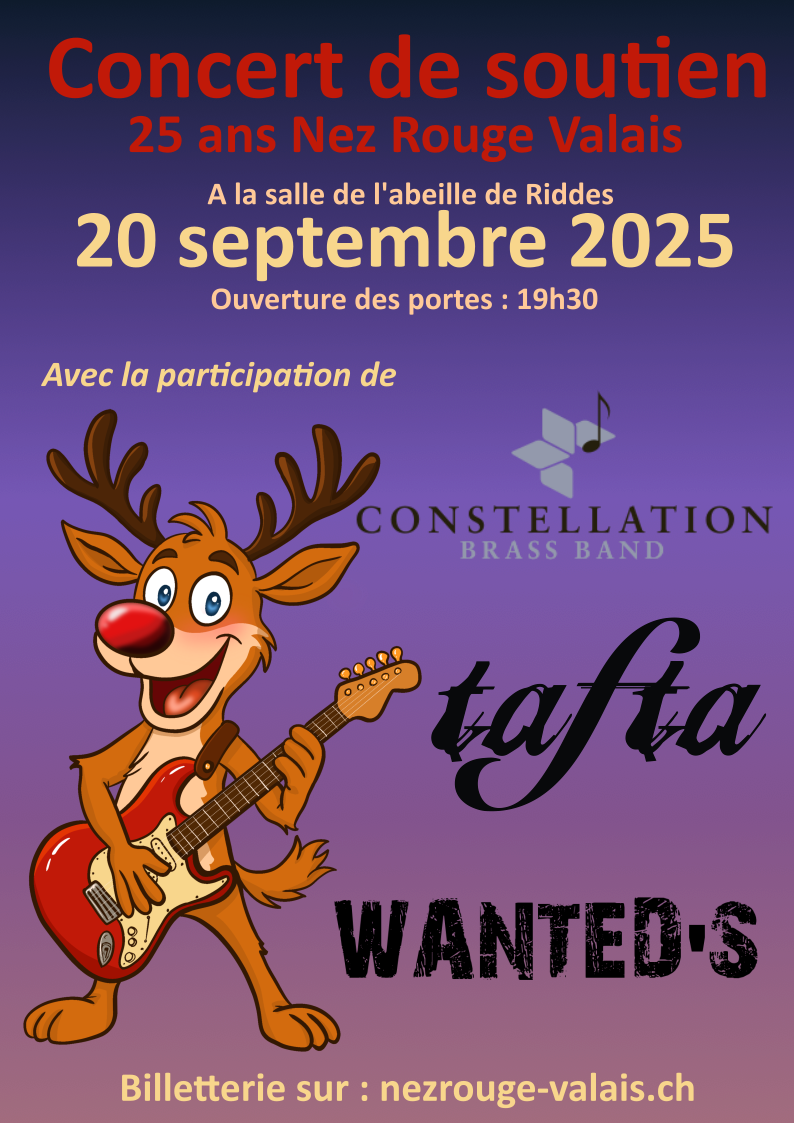 Affiche Nez Rouge (Version gauche)